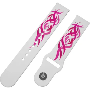 Chytré hodinky Strapido PINK TATTOO řemínek 22 mm