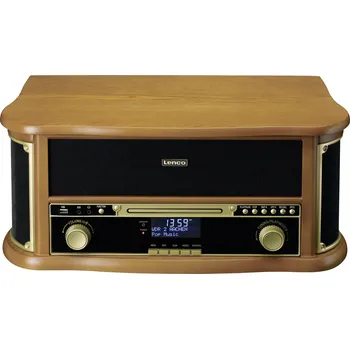 Hi-Fi komponenty Lenco TCD-2571WD gramofon dřevo