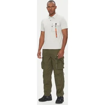 Pánské kalhoty Parajumpers Kalhoty z materiálu Baste 25SMPMPATW06 Zelená Regular Fit XL