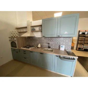 Kuchyňská linka Kuchyně Lota, modrá, Decodom včetně spotřebičů