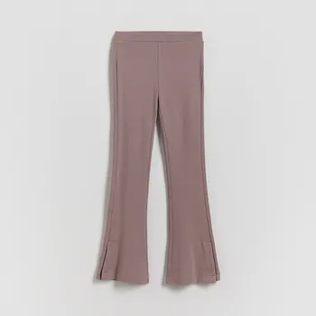 Reserved - Žebrované rozšířené legíny - hroznová - 168HN-48X - 168HN-48X-128