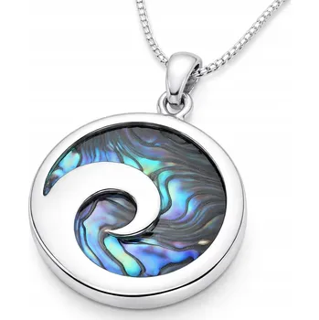 Přívěsek Lorien stříbrný přívěšek Wave s perletí paua 6,8g