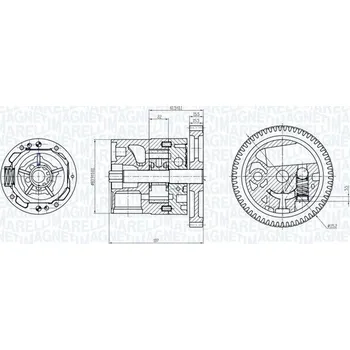 Motor automobilu Olejové čerpadlo MAGNETI MARELLI 351516000038