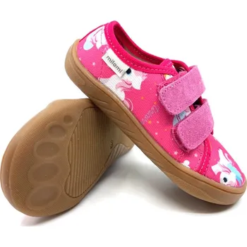 Dívčí tenisky Barefoot tenisky Milami BF3 ZAA0502A Fuxia 28, Vnitřní délka boty: 18,0 cm, Vnitřní šířka boty: 7,4 cm
