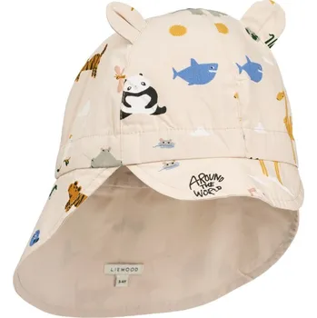 Klobouk LIEWOOD Gorm Oboustranný klobouček Around the World/Sandy Velikost (od výrobce): 1 - 2 r.