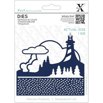 Docrafts xcut Embosovací šablona Maják