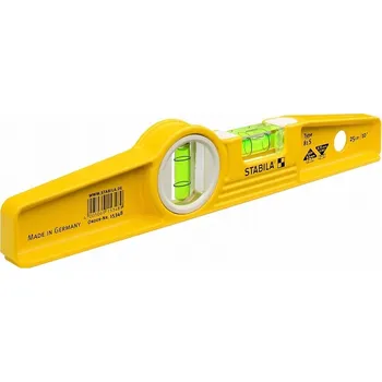 Vodováha Hliníková litá vodováha se 2 libelami typ 81S Stabila 25 cm