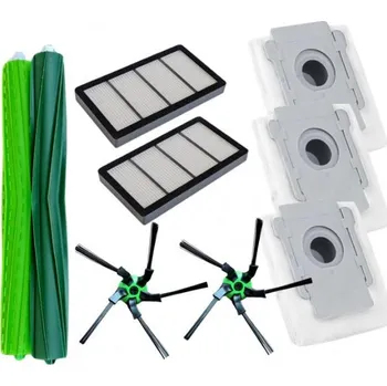 Sada příslušenství pro robotický vysavač Kartáče, HEPA filtry a sáčky pro iROBOT Roomba s9+ s9550 9ks sada