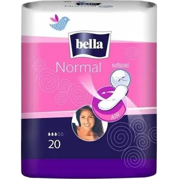Menstruační vložka Hygienické vložky Bella Normal bez křidélek 20 ks