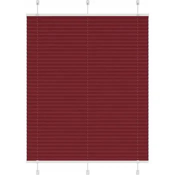 Roleta VidaXL Roleta plisé vínově červená 110 x 100 cm šířka látky