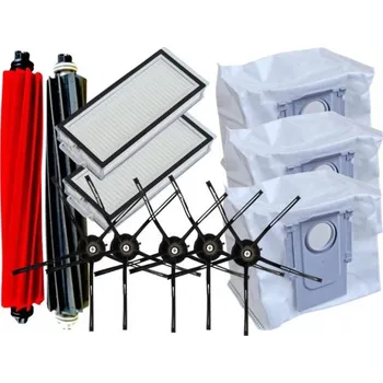 Sada příslušenství pro robotický vysavač Filtry a kartáče pro ROBOROCK Q5 Pro Black a sáčky, sada 12ks