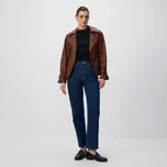 Reserved - Rovné džíny s vysokým pasem - indigo jeans - 994EG-57J - 994EG-57J-36-2