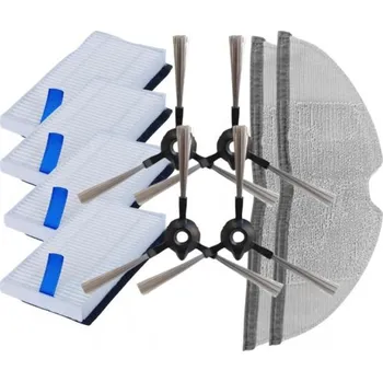 Příslušenství k robotickému vysavači HEPA filtry, mopy a kartáče pro XIAOMI Robot Vacuum E5 White EU 10ks sada