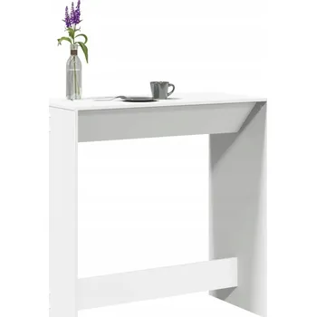 Jídelní stůl vidaXL Barový stůl 102 x 50 x 103,5 cm kompozitní dřevo [854433] Barva: Bílá