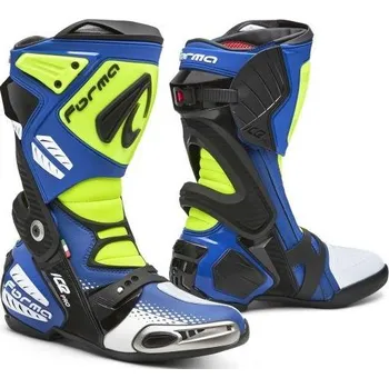 Sport Moto boty FORMA ICE PRO replica ANDREA LOCATELLI tmavě modro/fluo žluté 41