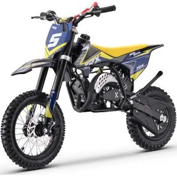 malá motorka Benzínový Motocross pro děti Beneo Motors Cross TRX žlutý - 60cm3