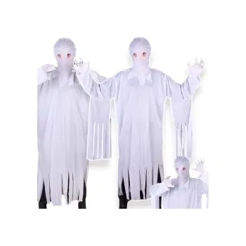 KOSTÝM DUCH PRO DĚTI MASKA STRAŠIDLO vel. 110-120 PŘEVLEK NA PLES