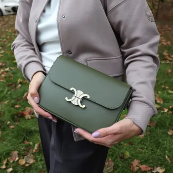 Kabelka MORANTI kabelka, typ kabelka přes rameno, pravá kůže, transparentní/bezbarvá