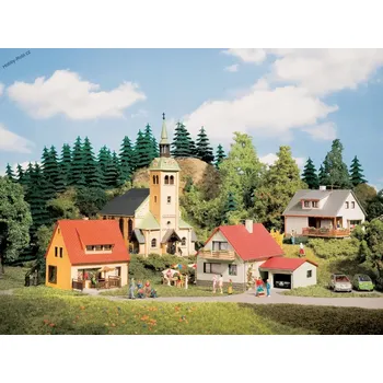 Set budov vesnice Waldkirchen H0/TT - Auhagen 15201
