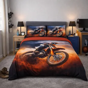Povlečení 2-dílné ložní povlečení - Motokros