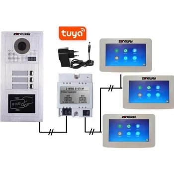 Přístupový systém Set WIFI P2P TUYA videozvonku | ZONEWAY ZW-777 plus ZW-619-3D