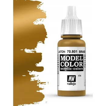 Vallejo Model Color 801 - 17 ml. Mosaz NOVÉ