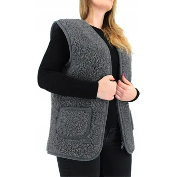 Dámská vesta DÁMSKÁ VESTA ZE 100% OVČÍ VLNY MERINO, VELIKOST M