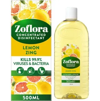 Zoflora Koncentrovaný víceúčelový čisticí prostředek Lemon Zing 500 ml