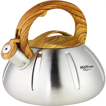 Varná konvice Tradiční ocelová Konvice Hoffner 3 l černá, šedá