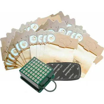 Sáček do vysavače Filtry pro vysavač VORWERK Folletto VK 130 a sáčky 20ks
