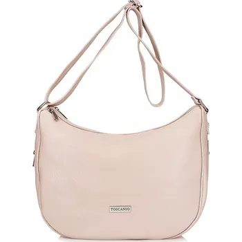 Kabelka Toscanio kabelka z pravé kůže růžová