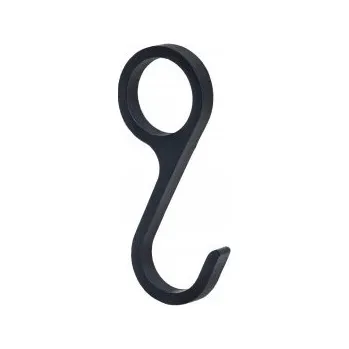 Věšák Háček, věšák na reling HÁK NA RELING FI16 na reling ČERNÝ AKS