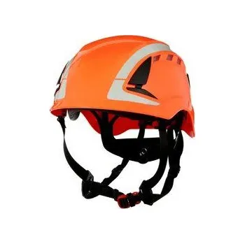 Pracovní přilba 3M Přilba EN 12492 plus EN 397, Oranžová, ABS Včetně řemínku přes bradu Nastavitelný X5000 and X5500 Odvětrávaný