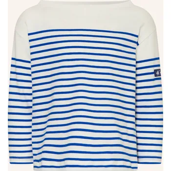 Pánské tričko Petit Bateau Dlouhé Rukávy, bílá / modrá