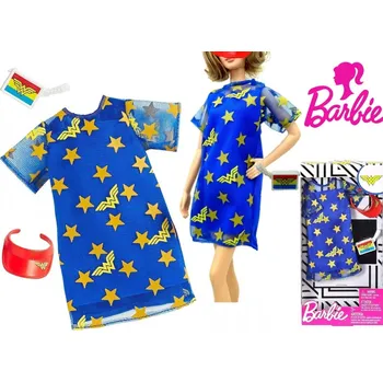 Panenka BARBIE Oblečení Wonder Woman pro panenky FXK83