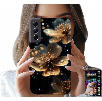 Pouzdro na mobilní telefon POUZDRO PRO SAMSUNG GALAXY S21 - KRÁSNÉ KVĚTINY, ZADNÍ KRYT, POUZDRO