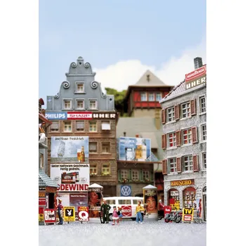 Modelová železnice Busch 6030 Sada reklamních plakátů stavebnice