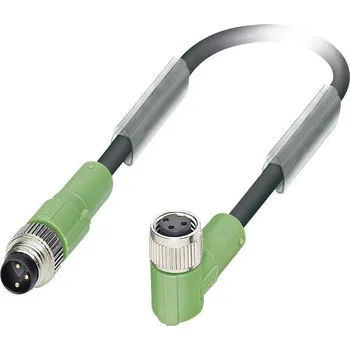 Phoenix Contact SAC-3P-M 8MS/3,0-PUR/M 8FR upravený zástrčkový konektor pro senzory - aktory, 1681978, piny: 3, 3.00 m, 1 ks