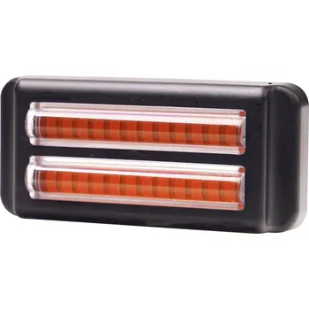 Přívěs k motorovému vozidlu WAS čelní blikač / odklízecí vozidlo 2469 12 V/DC, 24 V/DC přes palubní síť montáž na karoserii oranžová