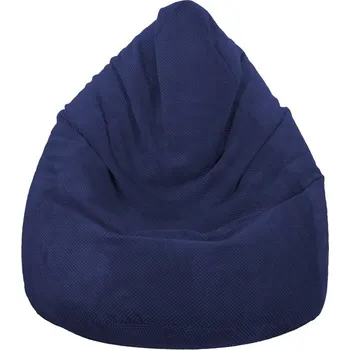 Sedací pytel Toffel Dětský sedací vak MAXI COMFORT Plyš 100x75 cm VZOR: tmavě modrá