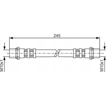Brzdová hadice Bosch 1 987 476 904 Brzdová hadice