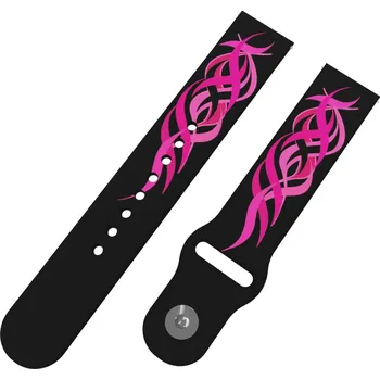 Chytré hodinky Strapido PINK TATTOO řemínek 22 mm