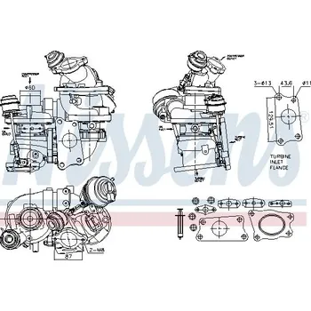 Turbodmychadlo Dmychadlo, plnění NISSENS 93864