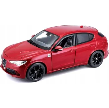 autíčko BBURAGO Alfa Romeo Stelvio Modrá 1:24