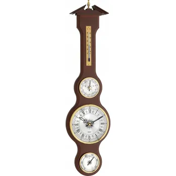 Meteostanice Dřevěná METEOROLOGICKÁ STANICE s barometrem TFA GERMANY