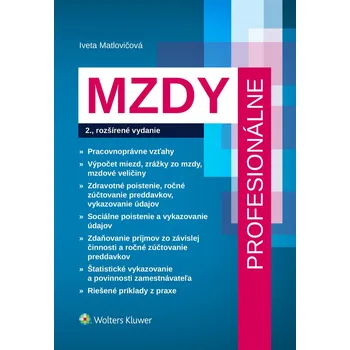 Učebnice Mzdy profesionálne - Iveta Matlovičová