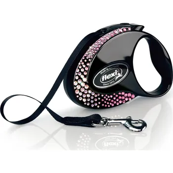 Flexi Vodítko Glam Composition S pásek 3m Onyx Black