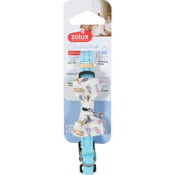 Obojek pro psa ZOLUX Obojek pro kočky s motýlkem CHATOUILLE modrý