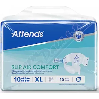 Inkontinenční vložka Kalhotky absorp.Attends Slip Air Comf.10 XL 15ks