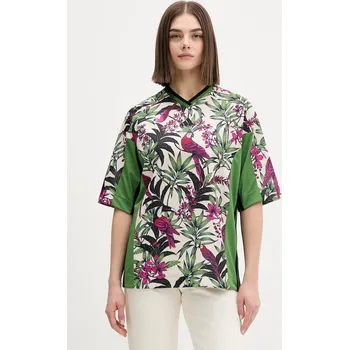 Pánské tričko Tričko adidas x Farm Rio KD4628 zelená 77X, vel. XS